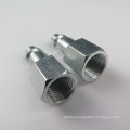 Metric Female Flat Seat Stainless Steel Material Hydraulic Flange Crimp Hose For Auto Ac Hose Fitting